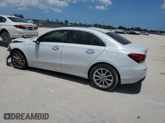 2020 Mercedes-Benz A 220 with VIN WDD3G4EBXLW039650, listed as a Copart auction lot 57315245 with 60,849 mi miles and Salvage title. Bid and sale history available at DreamBid. Image 2.