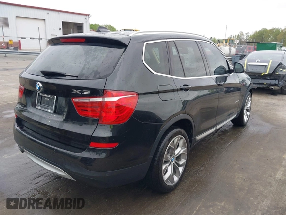 2016 BMW X3 xDrive28i with VIN 5UXWX9C57G0D82945, listed as a IAAI auction lot 41947751 with 88,547 mi miles and . Bid and sale history available at DreamBid. Image 4.