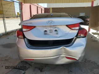 2012 Hyundai Elantra Limited with VIN KMHDH4AE3CU274216, listed as a Copart auction lot 53978675 with 115,254 mi miles and Salvage Title. Bid and sale history available at carsss.com. Image 6.