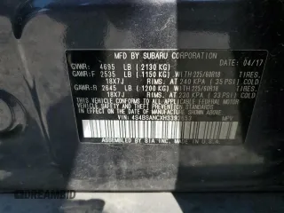 2017 Subaru Outback Limited z VIN 4S4BSANCXH3393653, wystawiony jako Copart lot #59050725 z przebiegiem 114 310 mil mil oraz Szkoda całkowita • Salvage title. Historia ofert i sprzedaży dostępna na DreamBid. Obrazek 13.