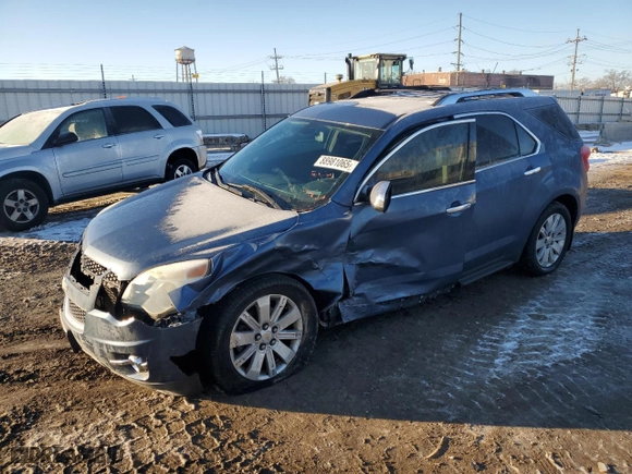 2011 Chevrolet Equinox LT w/2LT with VIN 2CNFLNECXB6392282, listed as a Copart auction lot 88981065 with 196,330 mi miles and Salvage Title. Bid and sale history available at carsss.com. Image 1.