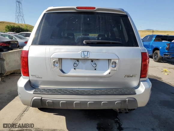 2004 Honda Pilot EX with VIN 2HKYF18644H544218, listed as a Copart auction lot 69693604 with 208,464 mi miles and Salvage Title. Bid and sale history available at carsss.com. Image 6.