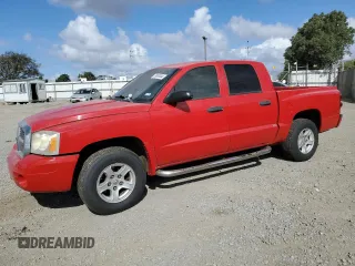 2007 Dodge Dakota SLT with VIN 1D7HE48K47S214513, listed as a Copart auction lot 78404444 with 97,796 mi miles and Salvage Title. Bid and sale history available at carsss.com. Image 1.