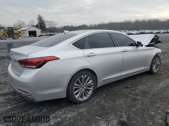 2017 Genesis G80 3.8L with VIN KMHGN4JE3HU175246, listed as a Copart auction lot 81622684 with 95,176 mi miles and Clean Title. Bid and sale history available at DreamBid. Image 3.