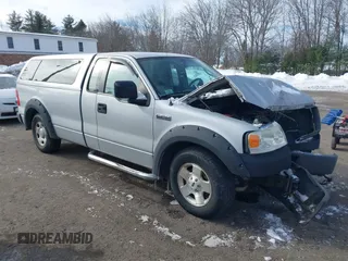 2007 Ford F-150 XL with VIN 1FTRF12W67NA40142, listed as a IAAI auction lot 41617797 with 216,585 mi miles. Bid and sale history available at carsss.com. Image 1.