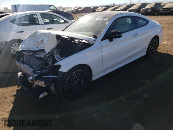 2023 Mercedes-Benz C 300 with VIN W1KWJ8EB8PG131247, listed as a Copart auction lot 40616584 with 823 mi miles and . Bid and sale history available at DreamBid. Image 1.