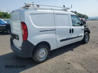 2017 Ram ProMaster City Cargo Tradesman z VIN ZFBERFAB7H6E71317, wystawiony jako Copart lot #59915055 z przebiegiem 93 183 mil mil oraz Szkoda całkowita • Salvage title. Historia ofert i sprzedaży dostępna na DreamBid. Obrazek 3.