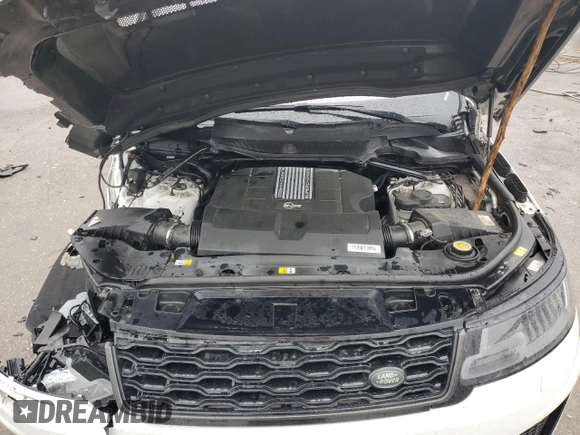 2018 Land Rover Range Rover Sport SVR with VIN SALWZ2SE8JA186704, listed as a Copart auction lot 44419205 with 105,537 mi miles and Salvage title. Bid and sale history available at DreamBid. Image 12.