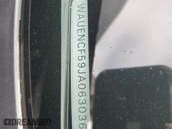 2018 Audi A5 Sportback Premium Plus with VIN WAUENCF59JA063036, listed as a Copart auction lot 41393594 with Not Provided miles. Bid and sale history available at carsss.com. Image 13.