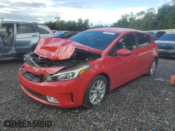 2017 Kia Forte LX with VIN KNAFK5A81H5715449, listed as a Copart auction lot 72046204 with 66,997 mi miles and Salvage Title. Bid and sale history available at DreamBid. Image 1.