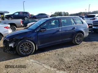 2015 Volkswagen Golf SportWagen TDI SE with VIN 3VWFA7AU4FM520755, listed as a Copart auction lot 82184313 with 225,651 mi miles. Bid and sale history available at carsss.com. Image 1.