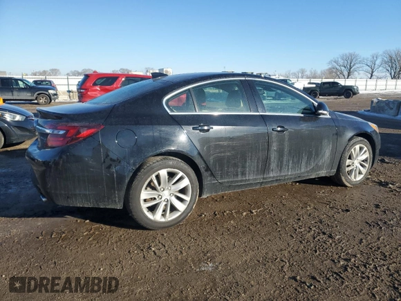 2016 Buick Regal Premium II with VIN 2G4GT5GXXG9136086, listed as a Copart auction lot 88965215 with 106,238 mi miles and Salvage Title. Bid and sale history available at carsss.com. Image 3.