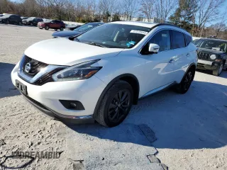 2018 Nissan Murano S with VIN 5N1AZ2MH3JN171475, listed as a Copart auction lot 41540645 with 92,061 mi miles and Salvage Title. Bid and sale history available at DreamBid. Image 1.