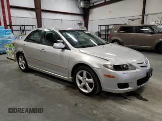 2008 Mazda 6 i Sport VE with VIN 1YVHP80C485M30341, listed as a Copart auction lot 49801025 with 160,433 mi miles and Salvage Title. Bid and sale history available at carsss.com. Image 4.