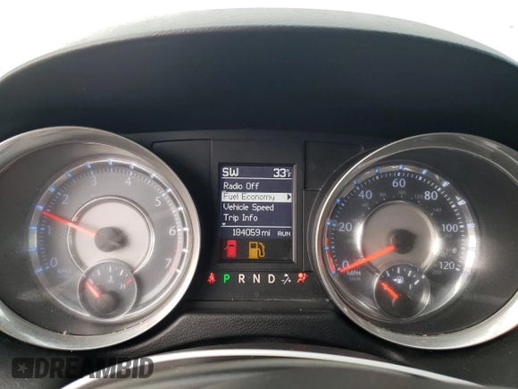 2012 Chrysler Town & Country Touring with VIN 2C4RC1BG3CR348836, listed as a Copart auction lot 52177105 with 184,059 mi miles and Salvage Title. Bid and sale history available at carsss.com. Image 9.