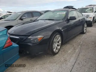 2006 BMW 6 Series 650Ci with VIN WBAEH13436CR49324, listed as a Copart auction lot 76476244 with 97,064 mi miles and Non Repairable. Bid and sale history available at carsss.com. Image 1.