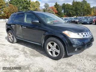2005 Nissan Murano S with VIN JN8AZ08W95W425468, listed as a Copart auction lot 76286434 with 146,133 mi miles and Clean Title. Bid and sale history available at carsss.com. Image 4.