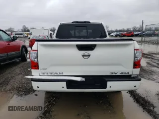 2021 Nissan Titan S with VIN 1N6AA1EC2MN529675, listed as a Copart auction lot 86612844 with 56,597 mi miles and Salvage title. Bid and sale history available at DreamBid. Image 6.