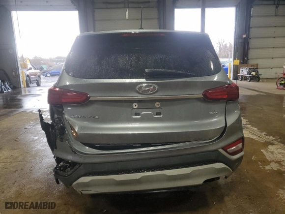2019 Hyundai Santa Fe SE with VIN 5NMS2CAD0KH095412, listed as a Copart auction lot 52339765 with 125,944 mi miles and Non Repairable. Bid and sale history available at carsss.com. Image 6.