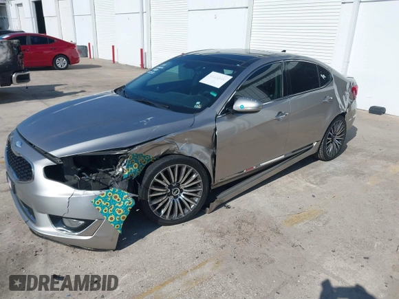 2014 Kia Cadenza Premium with VIN KNALN4D75E5121692, listed as a IAAI auction lot 41332055 with 146,618 mi miles. Bid and sale history available at carsss.com. Image 18.