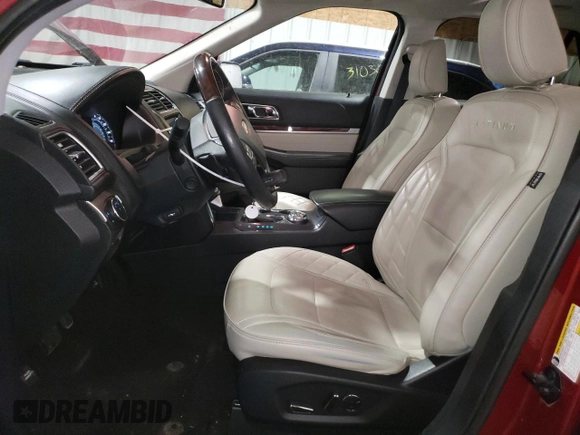 2018 Ford Explorer Platinum with VIN 1FM5K8HT1JGC85342, listed as a Copart auction lot 50576105 with 78,328 mi miles and Salvage Title. Bid and sale history available at carsss.com. Image 7.