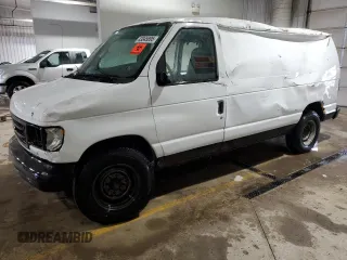 2007 Ford Econoline Cargo Commercial with VIN 1FTNE24LX7DA39592, listed as a Copart auction lot 43045895 with 133,537 mi miles and Salvage title. Bid and sale history available at DreamBid. Image 1.