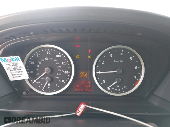 2007 BMW 5 Series 530i with VIN WBANE73557CM52488, listed as a IAAI auction lot 41931344 with 109,254 mi miles. Bid and sale history available at carsss.com. Image 7.