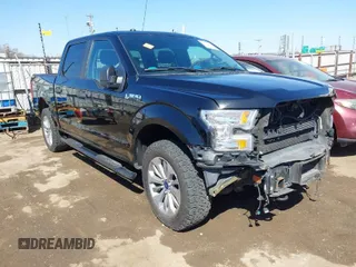 2017 Ford F-150 XL with VIN 1FTEW1EP1HFB84843, listed as a IAAI auction lot 41774804 with 138,748 mi miles. Bid and sale history available at carsss.com. Image 1.