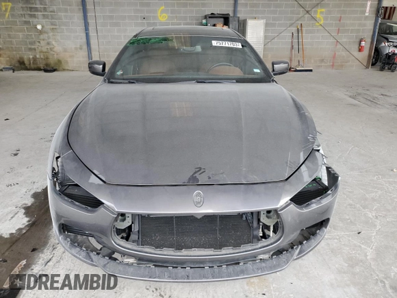 2016 Maserati Ghibli S with VIN ZAM57RSA8G1169064, listed as a Copart auction lot 75771703 with 55,311 mi miles. Bid and sale history available at carsss.com. Image 5.