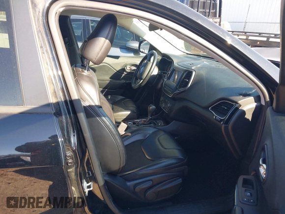2019 Jeep Cherokee Latitude Plus with VIN 1C4PJLLBXKD339287, listed as a IAAI auction lot 41216180 with 123,265 mi miles. Bid and sale history available at carsss.com. Image 5.