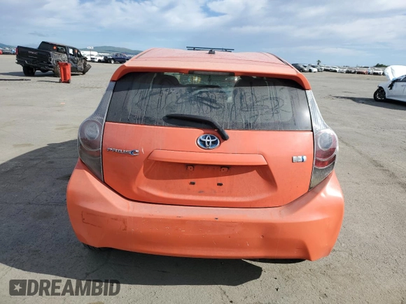 2012 Toyota Prius One z VIN JTDKDTB30C1001752, wystawiony jako Copart lot #50956045 z przebiegiem 186 736 mil mil oraz Szkoda całkowita • Salvage title. Historia ofert i sprzedaży dostępna na DreamBid. Obrazek 6.