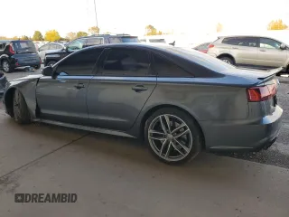 2018 Audi S6 Prestige with VIN WAUHFAFC4JN010654, listed as a Copart auction lot 77744804 with 77,939 mi miles and Salvage Title. Bid and sale history available at carsss.com. Image 2.