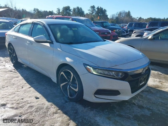 2018 Honda Accord Sedan LX 1.5T with VIN 1HGCV1F13JA174145, listed as a IAAI auction lot 41656523 with 132,664 mi miles. Bid and sale history available at carsss.com. Image 1.