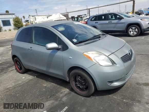2007 Toyota Yaris with VIN JTDJT923475036181, listed as a Copart auction lot 50950065 with 134,440 mi miles and Salvage Title. Bid and sale history available at carsss.com. Image 4.