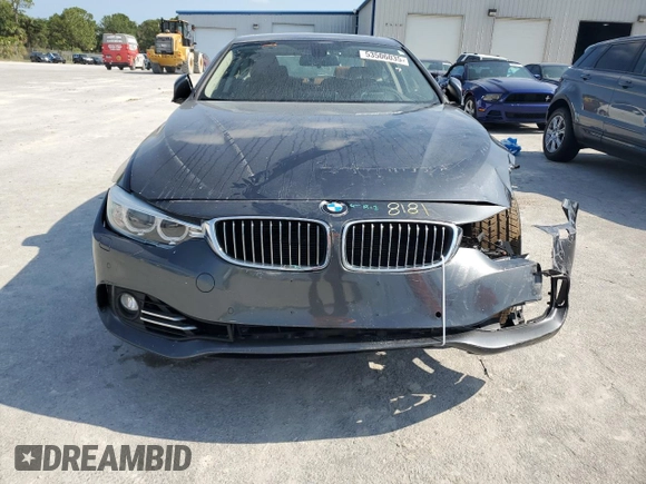 2014 BMW 4 Series 435i xDrive с VIN WBA3R5C5XEK187960, выставлен на аукционе Copart как лот 53506035 с пробегом 79 468 миль миль и Списание • Salvage title. История ставок и продаж доступна на DreamBid. Изображение 5.