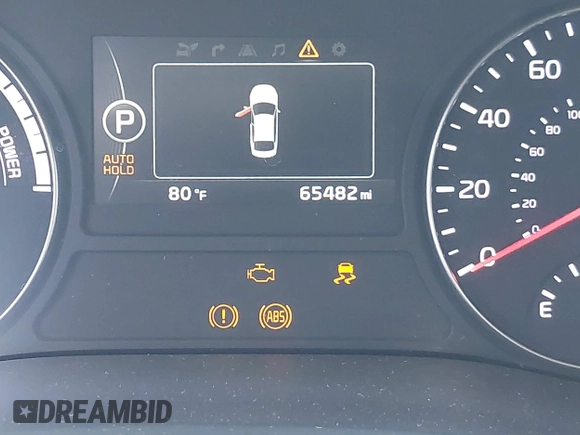 2018 Kia Optima EX with VIN KNAGU4LE6J5020594, listed as a IAAI auction lot 42118299 with 65,482 mi miles and . Bid and sale history available at DreamBid. Image 7.