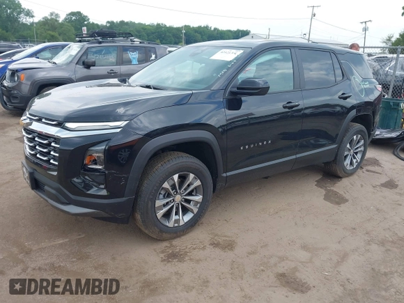 2025 Chevrolet Equinox FWD LT with VIN 3GNAXHEG3SL257204, listed as a IAAI auction lot 42421342 with 2,291 mi miles and . Bid and sale history available at DreamBid. Image 18.