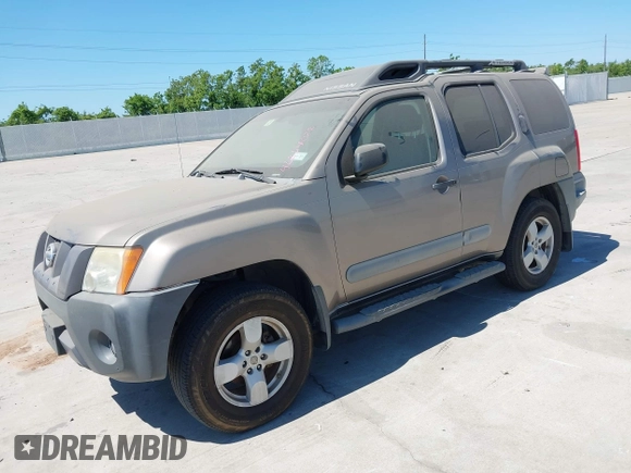 2005 Nissan Xterra S with VIN 5N1AN08U85C619119, listed as a IAAI auction lot 42254022 with 135,968 mi miles and . Bid and sale history available at DreamBid. Image 2.