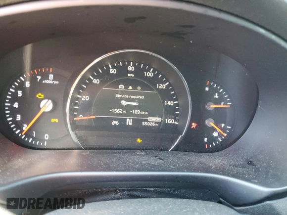 2020 Kia Sorento EX V6 with VIN 5XYPH4A53LG640985, listed as a Copart auction lot 48734505 with 55,026 mi miles and Non Repairable. Bid and sale history available at carsss.com. Image 9.