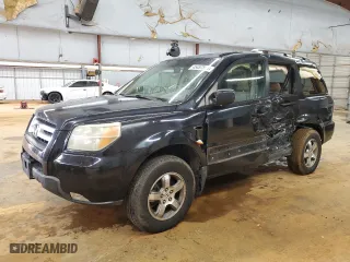 2006 Honda Pilot EX with VIN 2HKYF18496H501527, listed as a Copart auction lot 45457895 with 196,678 mi miles and Salvage Title. Bid and sale history available at carsss.com. Image 1.