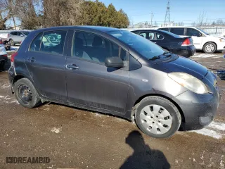 2009 Toyota Yaris with VIN JTDKT923195267563, listed as a Copart auction lot 47628015 with 252,367 mi miles and Clean Title. Bid and sale history available at carsss.com. Image 4.