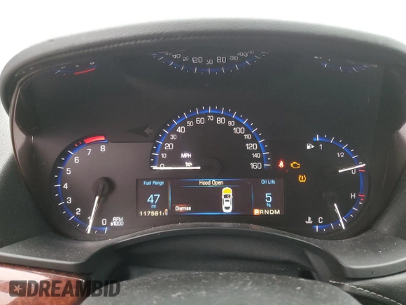 2014 Cadillac ATS Luxury RWD with VIN 1G6AB5SX0E0128741, listed as a Copart auction lot 42639745 with 117,561 mi miles and Salvage Title. Bid and sale history available at carsss.com. Image 9.