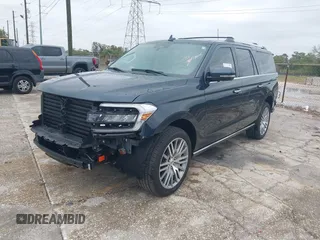 2024 Ford Expedition Max Limited with VIN 1FMJK1K81REA64485, listed as a IAAI auction lot 41657071 with 8,722 mi miles and . Bid and sale history available at DreamBid. Image 2.