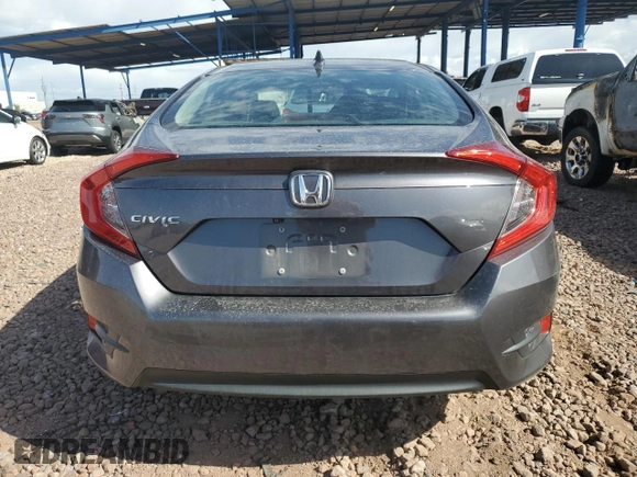 2018 Honda Civic Sedan EX with VIN 2HGFC2F75JH605373, listed as a Copart auction lot 51681105 with 57,388 mi miles and Salvage Title. Bid and sale history available at carsss.com. Image 6.