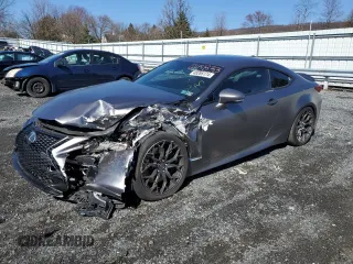 2017 Lexus RC with VIN JTHHE5BC2H5015833, listed as a Copart auction lot 48286174 with 36,929 mi miles and Salvage Title. Bid and sale history available at carsss.com. Image 1.