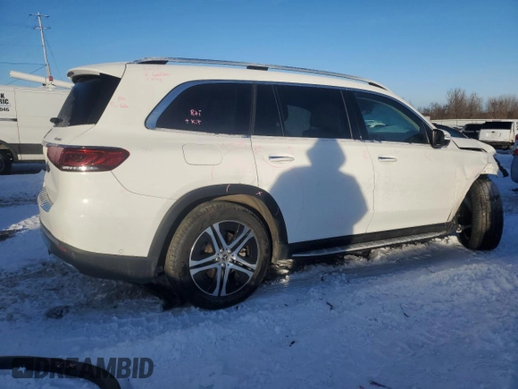 2020 Mercedes-Benz GLS 450 z VIN 4JGFF5KEXLA175302, wystawiony jako Copart lot #88140705 z przebiegiem 42 332 mil mil oraz Szkoda całkowita • Salvage title. Historia ofert i sprzedaży dostępna na DreamBid. Obrazek 3.