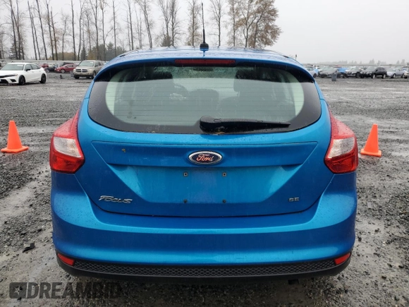 2012 Ford Focus SE with VIN 1FAHP3K23CL258312, listed as a Copart auction lot 76859474 with 153,641 mi miles and Salvage Title. Bid and sale history available at carsss.com. Image 6.