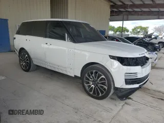 2020 Land Rover Range Rover with VIN SALGR2SU0LA570488, listed as a Copart auction lot 73030624 with 42,616 mi miles and Salvage title. Bid and sale history available at DreamBid. Image 4.