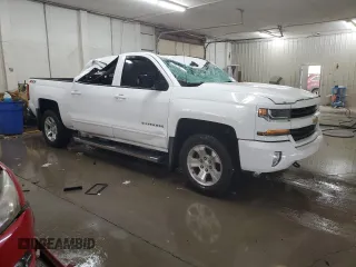 2017 Chevrolet Silverado 1500 LT with VIN 3GCUKREC2HG486076, listed as a Copart auction lot 54891375 with 110,103 mi miles and Salvage Title. Bid and sale history available at DreamBid. Image 4.