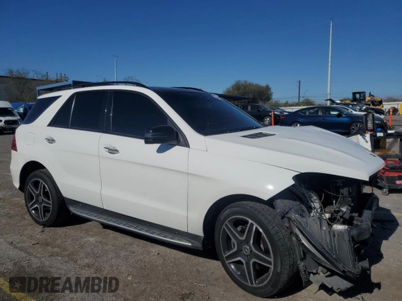 2017 Mercedes-Benz GLE 350 with VIN 4JGDA5JB0HA990502, listed as a Copart auction lot 56250315 with 62,832 mi miles and Salvage title. Bid and sale history available at DreamBid. Image 4.